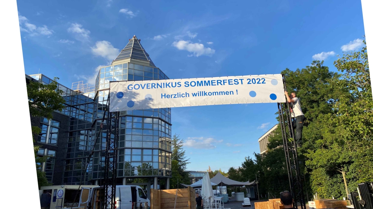 Banner vom Governikus Sommerfest