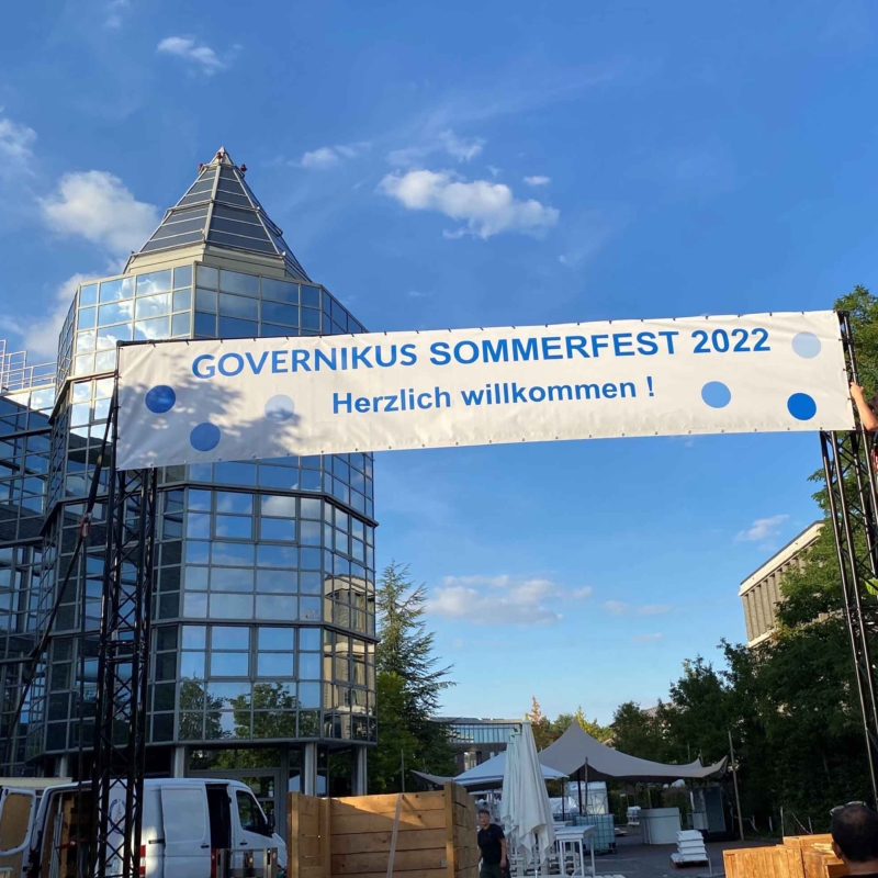 Banner vom Governikus Sommerfest