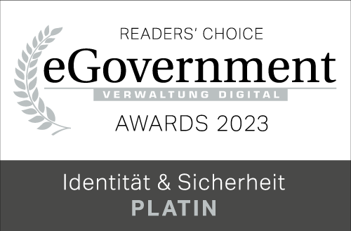 eGovernment Awards 2023 Identity and Security Platinum