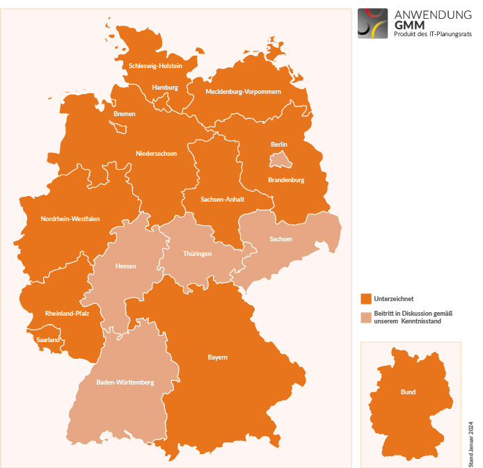 Deutschlandkarte GMM 