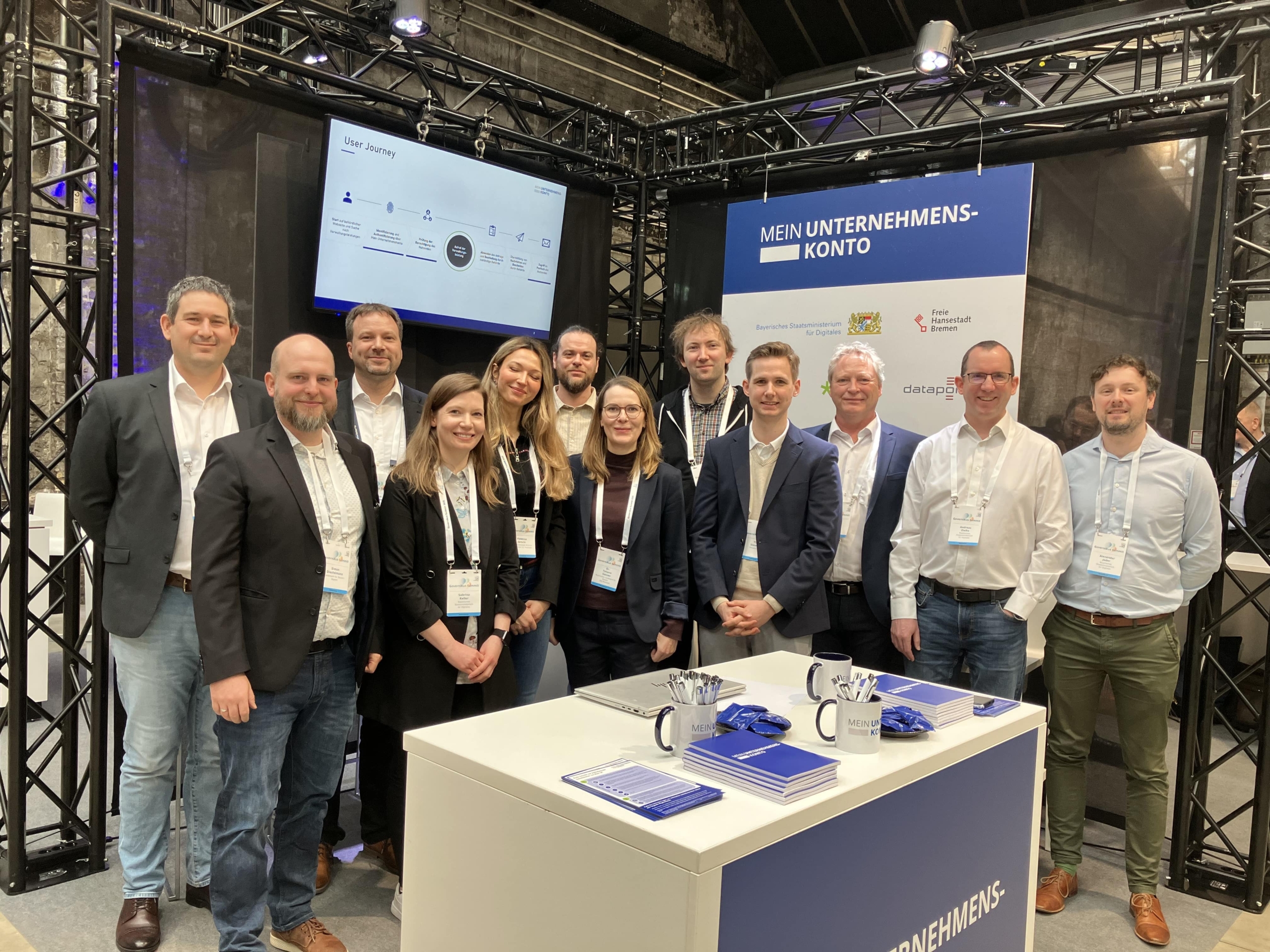 Mein Unternehmenskonto-Stand auf dem Governikus Summit