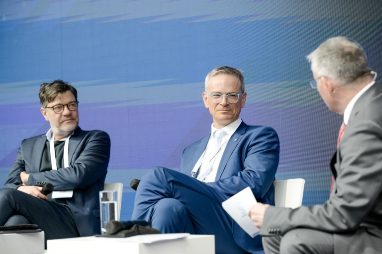Panel mit Stephan Klein, Dr. Markus Reichl und Prof. Marian Margraf