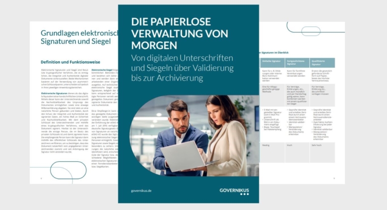 Einblick in das Whitepaper DATA Sign